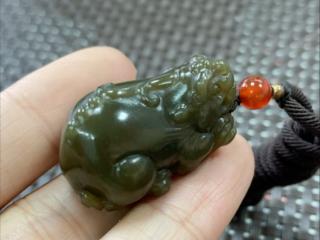 和田玉全糖小精品貔貅